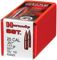 Super Shock Tip (SST) Bullets .277 Diameter 130 Grain - 090255200317