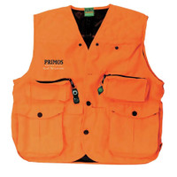 Primos Gunhunter's Hunting Vest Large Blaze Orange Features Compass & LED Light - 010135657024