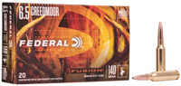 Federal F65CRDFS1 Fusion 6.5 Creedmoor 140 Grain Fusion Soft Point 20 per Box / 10 Boxes per Case - 604544622874