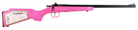 Crickett Model 220 Youth .22 LR 16.125" Barrel | Blue Finish & Pink Synthetic Stock | Single Shot - 611613022206