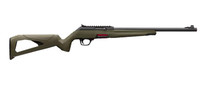 Winchester Repeating Arms 521140102 Wildcat  22 LR 10+1 18", Matte Black Barrel/Rec, Skeletonized OD Green Stock, Ghost Ring Sight, Suppressor Ready - 048702024467