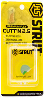 HS Strut 05904 Cuttn 2.5  Diaphragm Call Double Reed Attracts Turkeys Yellow - 021291059041