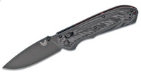 Benchmade Freek Folding Knife 3.6" Black Cerakoted CPM-M4 Plain Blade - 610953152116