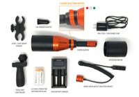 Foxpro Gun Fire Kit | Orange/Black Metal Red/Green/White Filter - 831621007754