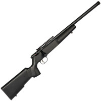 Savage Arms 13823 Rascal Target 22 LR Caliber with 1rd Capacity, 16.12" Barrel, Matte Blued Metal Finish & Matte Black Synthetic Stock Right Hand (Youth) - 062654138232