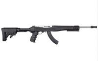 Ruger Talo 10/22 Tactical, Semi-automatic, Rifle, 22lr, 16.1" Barrek, Matte Stainless Finish, 6 Position Stock 1296 - 736676012961