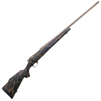 Weatherby Vanguard High Country 30-06 Springfield 5+1 Cap 24" Bbl Flat Dark Earth Cerakote Rec Black Fixed Monte Carlo Stock with Tan & Green Accents Right Hand (Full Size) - 747115445332