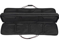 Tac Six Unit Tactical Rifle Case 55" Black Holds 2 Rifles with Large Exterior Pockets & Padded Shoulder Strap - 026509064275