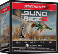 Winchester Blindside 2 20 Gauge 3" 1-1/16 Oz 2 Shot | 250 Round Case - 020892026933