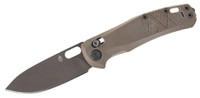 Gerber Scout Folding Knife 3.19" 440A Black Drop Point Blade, Flat Sage Micarta Handles - 013658166165