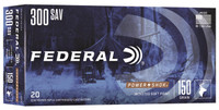 Federal Power-Shok .300 Savage 150 Grain Soft Point | 20 Rounds - 029465084622