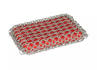 Lodge Red Chainmill Scrubber - 075536050751