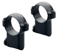 Leupold Ring Mounts For Ruger No. 1, 77/22, 96/44 1" Low Steel Matte Black - 030317499501