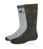 Carolina Hoisery Realtree Olive Camo 2 Pack Socks -