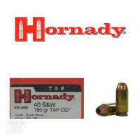 Hornady 40 S&W Tap LE Close Quarters (CQ) 180gr. HP Ammo 20 Rnds. Box - 090255913651
