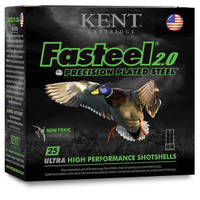 Kent Cartridge Fasteel 2.0 Waterfowl 12Ga 3" 1-3/8 Oz 2 Shot Case - 656308006413