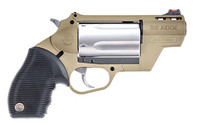 Taurus Judge Public Defender 45 Colt (LC)/410 Gauge 2.50" | Flat Dark Earth Barrel & Frame | Matte Stainless Cylinder - 725327612568