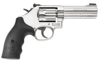 S+W Model 617 .22 LR 4" Barrel | Satin Stainless Finish | Internal Lock - 022188605846