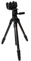 KOPF Jager K800 Tripod | Carbon Fiber with Black Finish & Pivoting Reaper Grip - 812495026041