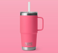 Yeti Rambler 25 Oz Straw Mug | Tropical Pink - 888830338391