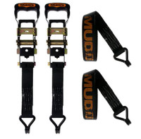 Muddy 1.5"x16' Heavy Duty Ratchet Straps - 2 Pack - 888151052570