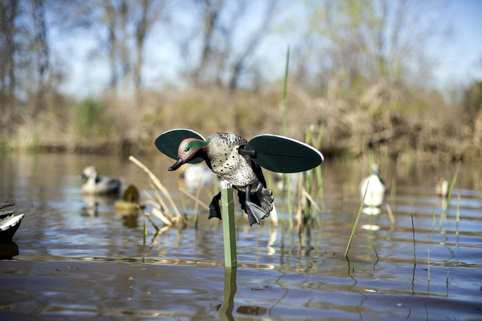 MOJO Spinning Wing Motion Green Wing Teal - 816740002118