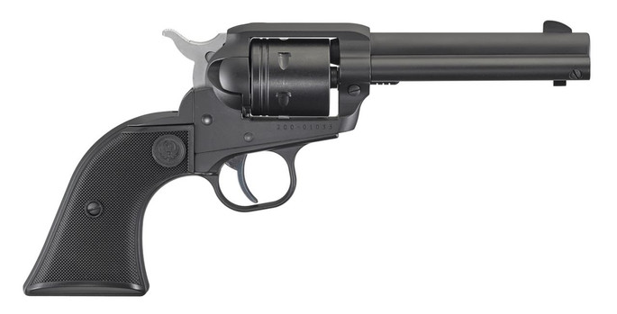 Ruger Wrangler 22LR 4.62" Barrel 6-Round Black Revolver - 736676020027