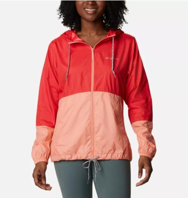 Columbia Women's Flash Forward Windbreaker Full Zip Hooded Jacket - 193553262251