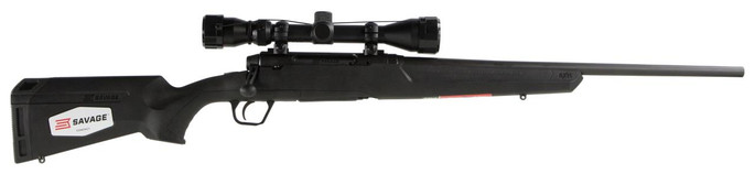 Savage Arms Axis XP Compact 7mm-08 Remington 4+1 Capacity 20" Barrel with Weaver 3-9x40mm Scope - 011356572677