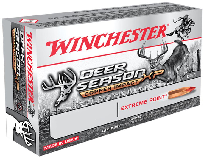 Winchester Ammo Deer Season XP Copper Impact 300 Win Mag 150 Grain | 20 Rounds - 020892224261