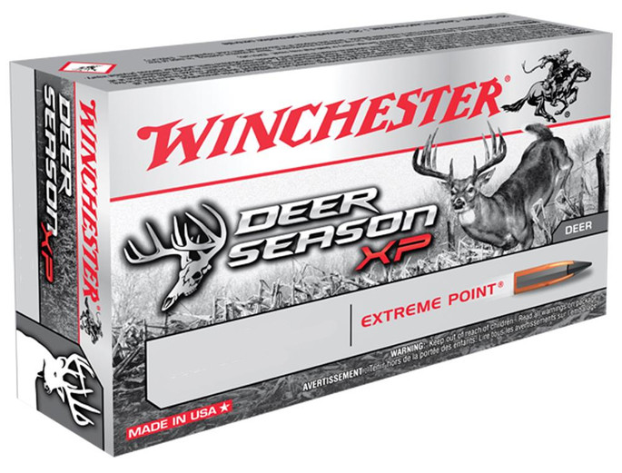 Winchester Ammo Deer Season XP 450 Bushmaster 250 Grain Extreme Point 20 Rounds Per Box - X450DS - 020892224520