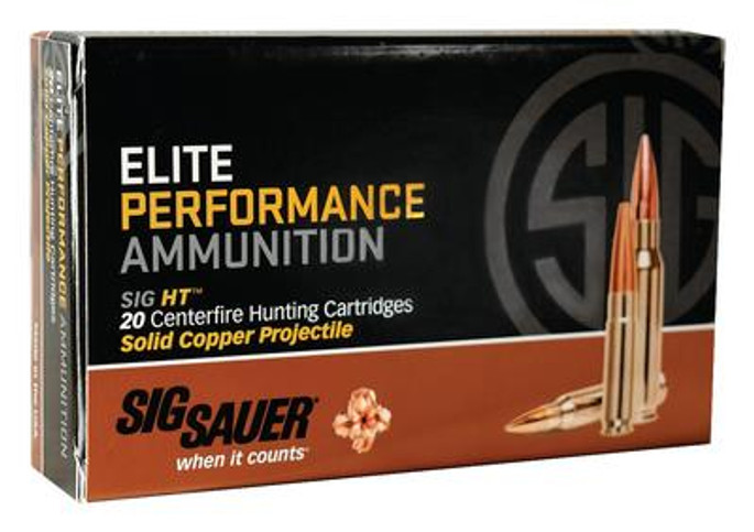 Sig Sauer Elite Copper Hunting .300 Winchester Magnum 165 Grain JHP 20 Rounds Per Box - E3WMH120 - 798681576760