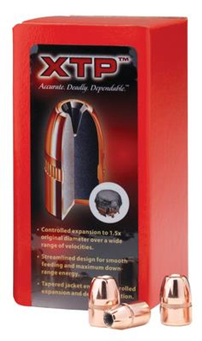 Hornady XTP Jacketed Pistol Bullets .355 Diameter 147 Grain Hollow Point - 090255235586