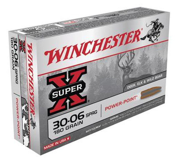 Winchester Super-X .30-06 Springfield 180 Grain PP | 20 Rounds - 020892200104