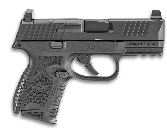 FN 509® Compact MRD 9mm 3.70" 15+1,12+1 Black Steel Slide - 845737010881