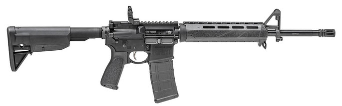 Springfield Saint 5.56x45mm Nato 16" 30+1 Black Hard Coat Anodized Bravo Company 6-Position Stock - 706397927066