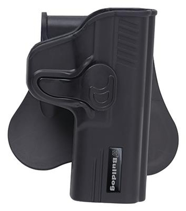 Bulldog Rapid Release Polymer Holster With Paddle For Glock 19/23/32 Gen 1-4 Black Right Hand - 672352011050