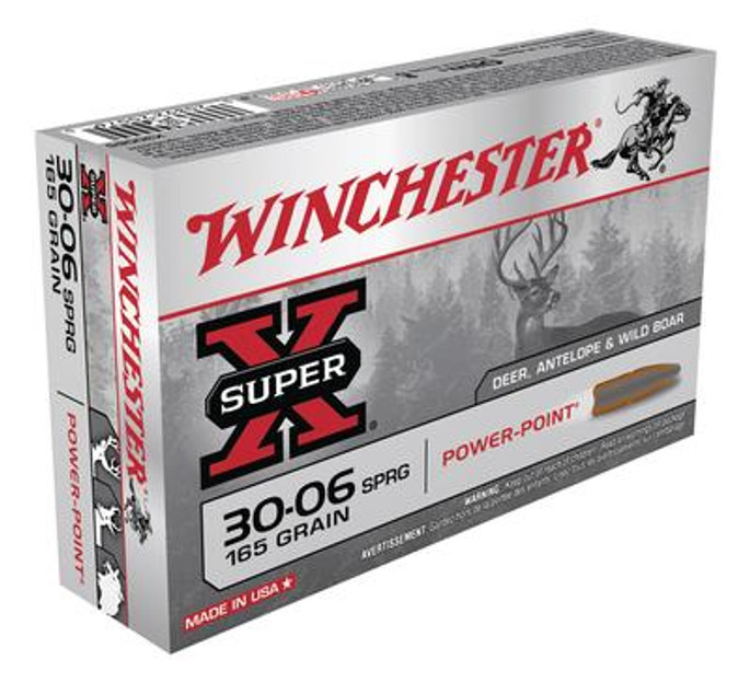 Winchester Super-X .30-06 Springfield 165 Grain PP | 20 Rounds - 020892200760