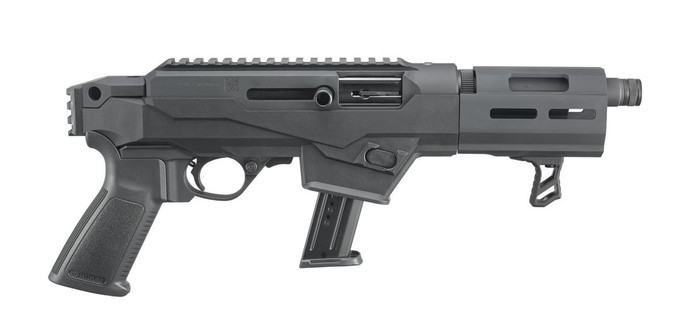Ruger 29100 PC Charger 9mm Luger 6.50" 17+1 Black Hard Coat Anodized Black Polymer - 736676291007