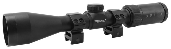 BSA Optix Hunting Series 3-9x 40mm Obj 31.90-10.60 ft @ 100 yds FOV 1" Tube Matte Black Finish BDC-8 - 793676090832