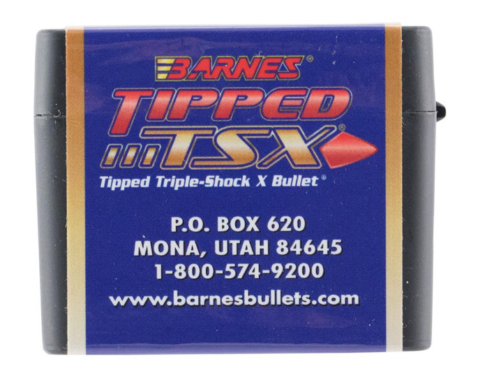 Barnes Bullets 30242 Tipped TSX  6.5mm .264 120 GR TTSX Boat Tail 50 Per Box - 716876264308