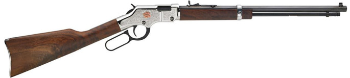 Henry Repeating Arms American Beauty .22 Long Rifle/Long/Short 20 Inch Barrel | American Walnut & Silver Engraved With Copper Rose - 619835016263