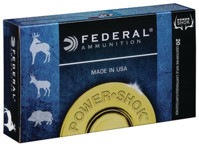 Federal Power-Shok .25-06 Remington 117 Grain JSP 20 Rounds Per Box - 2506BS - 029465091378