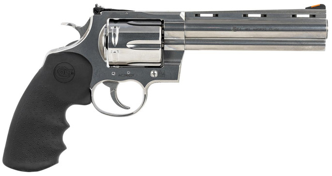 Colt Mfg Anaconda 44 Magnum 6" Barrel 6 Rounds | Semi-Bright Stainless Steel - 098289005342