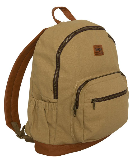 Banded Canvas Workman Backpack - 848222003009
