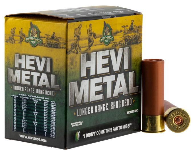 HEVI-Metal HS38002C Hevi-Metal Longer Range 12 Gauge 3" 1 1/4 oz 2 Shot - CASE - 816383002735