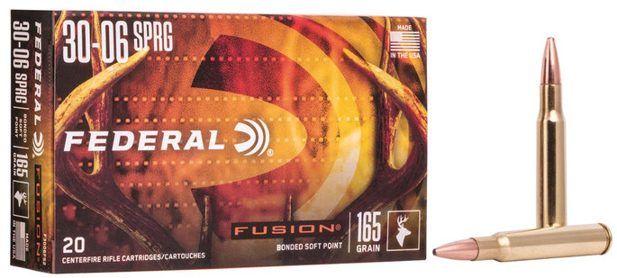 Federal Fusion 30-06 Springfield 165 Grain FSP | 20 Rounds - 029465097981