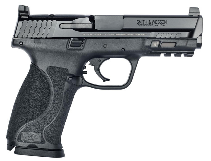 Smith & Wesson 11826 Performance Center M&P M2.0 CORE Pro 9mm Luger 4.25" 17+1 Matte Black Black Armornite Stainless Steel Slide Black Interchangeable Backstrap Grip - 022188871364