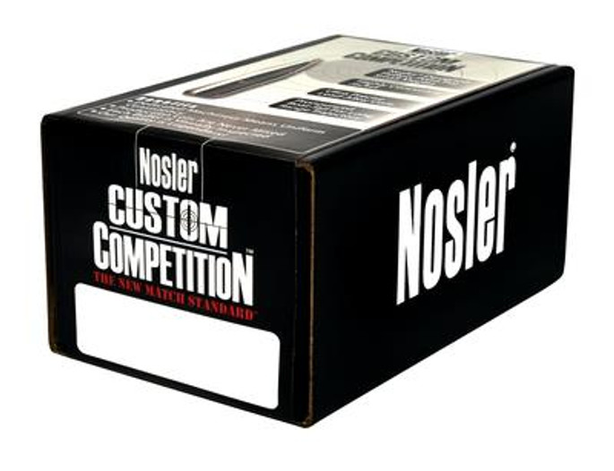 Nosler Competition .224 Diameter 77 Grain Hollow Point Boattail | 100 Rounds - 054041224215