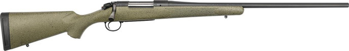 Bergara Rifles B14LM101C B-14 Hunter 300 Win Mag Caliber with 3+1 Capacity, 24" Barrel, Graphite Black Cerakote Metal Finish & SoftTouch Speckled Green Fixed American Style Stock Right Hand (Full Size